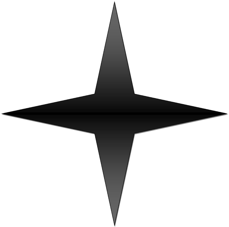 File:Black Gradient 4 Point Star.png