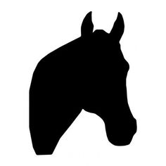 Horse Head Stencil Free - ClipArt Best