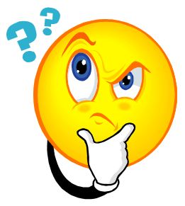 Confused expression clipart