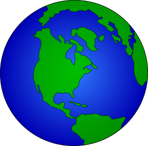 World Globe Clipart - Tumundografico