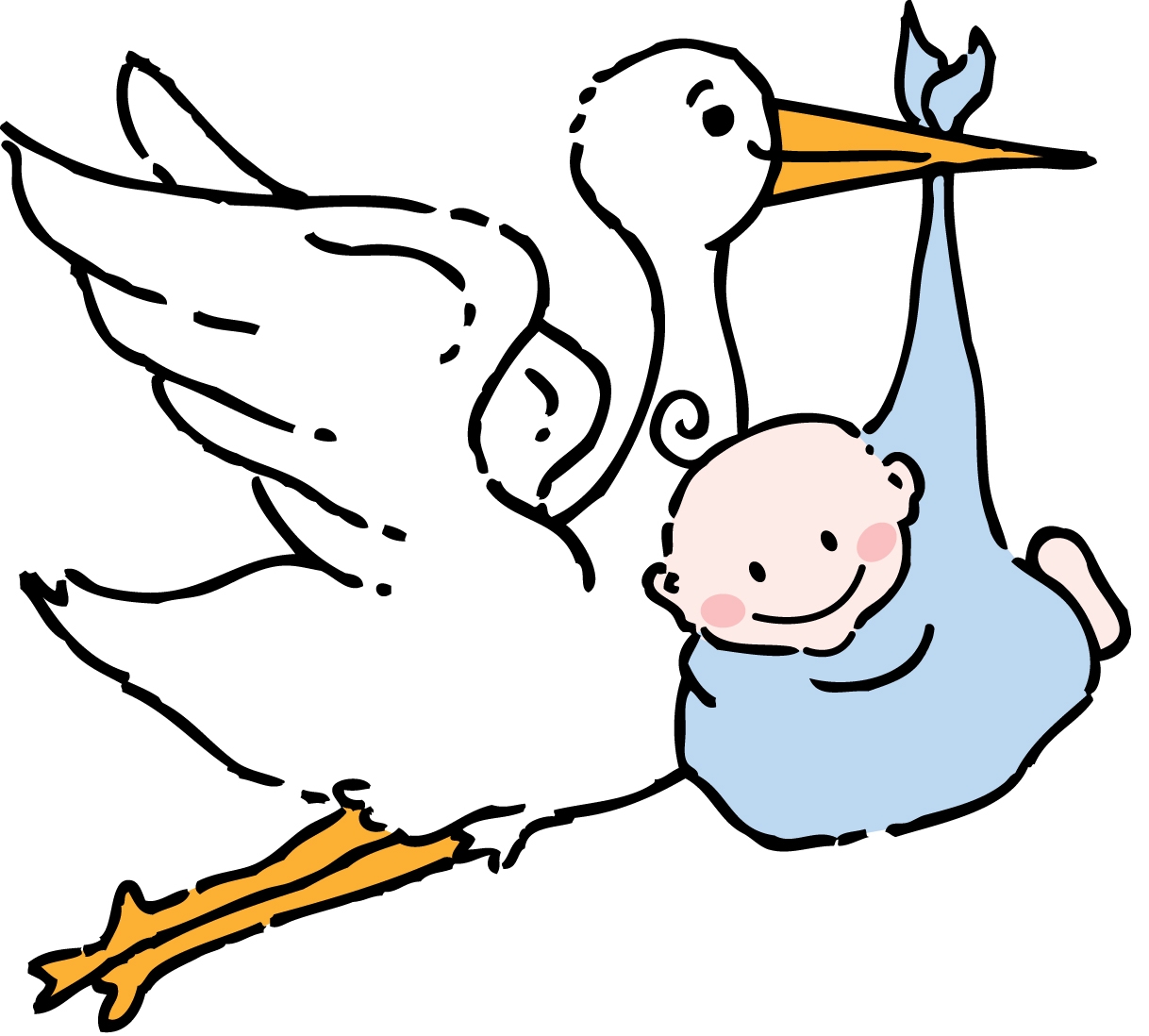 Baby Clipart Stork