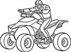 Coloring pages, Coloring and Bikes