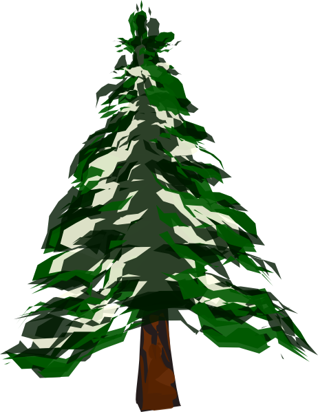 Cartoon Pine Trees