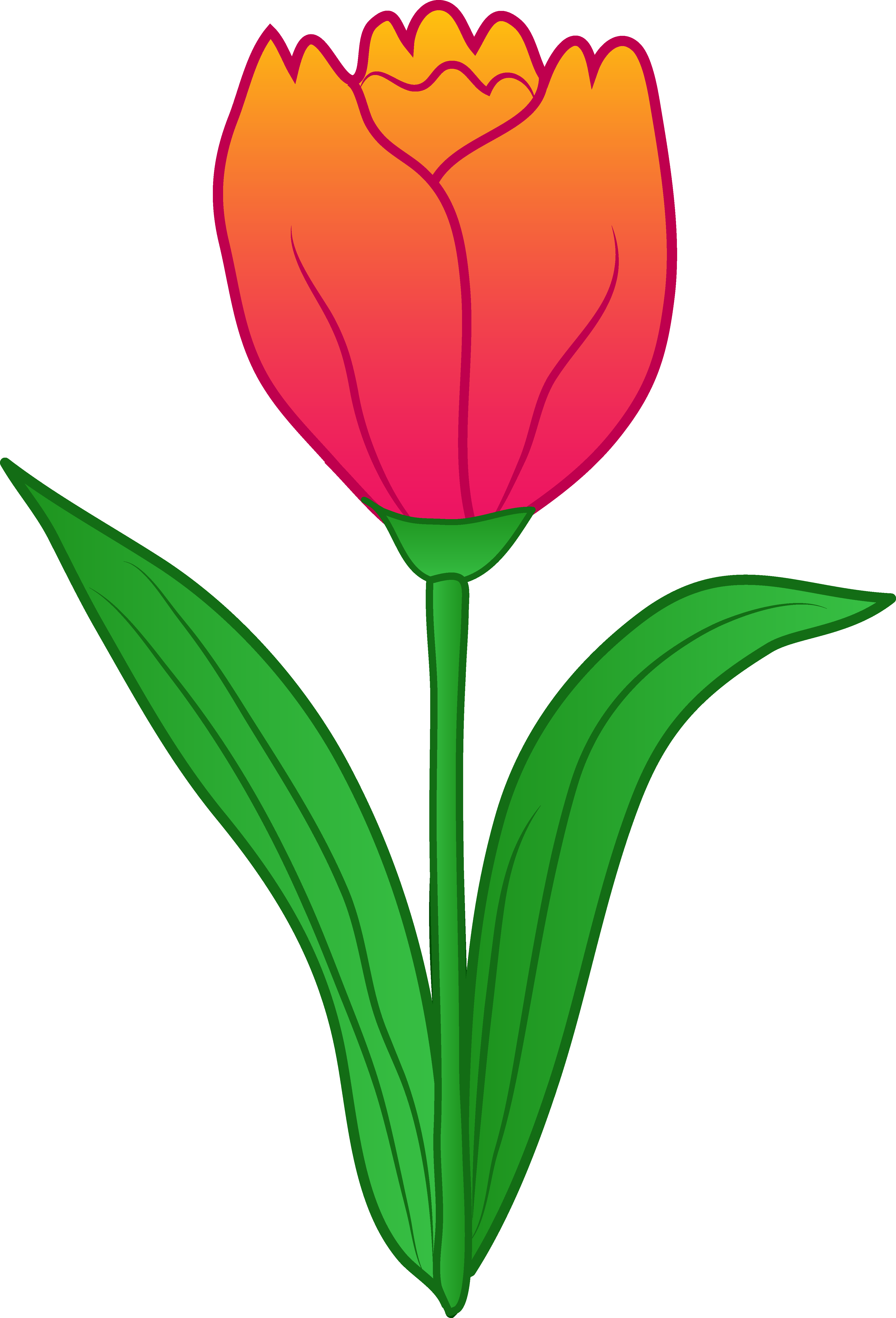 Free clip art flowers tulips