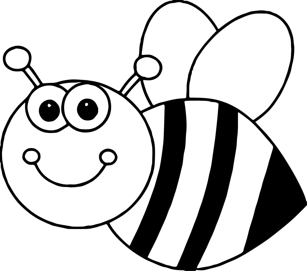Bumble Bee Template Printable