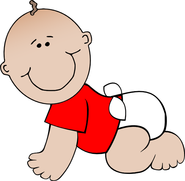 Baby Crawling Pictures Cartoon - ClipArt Best