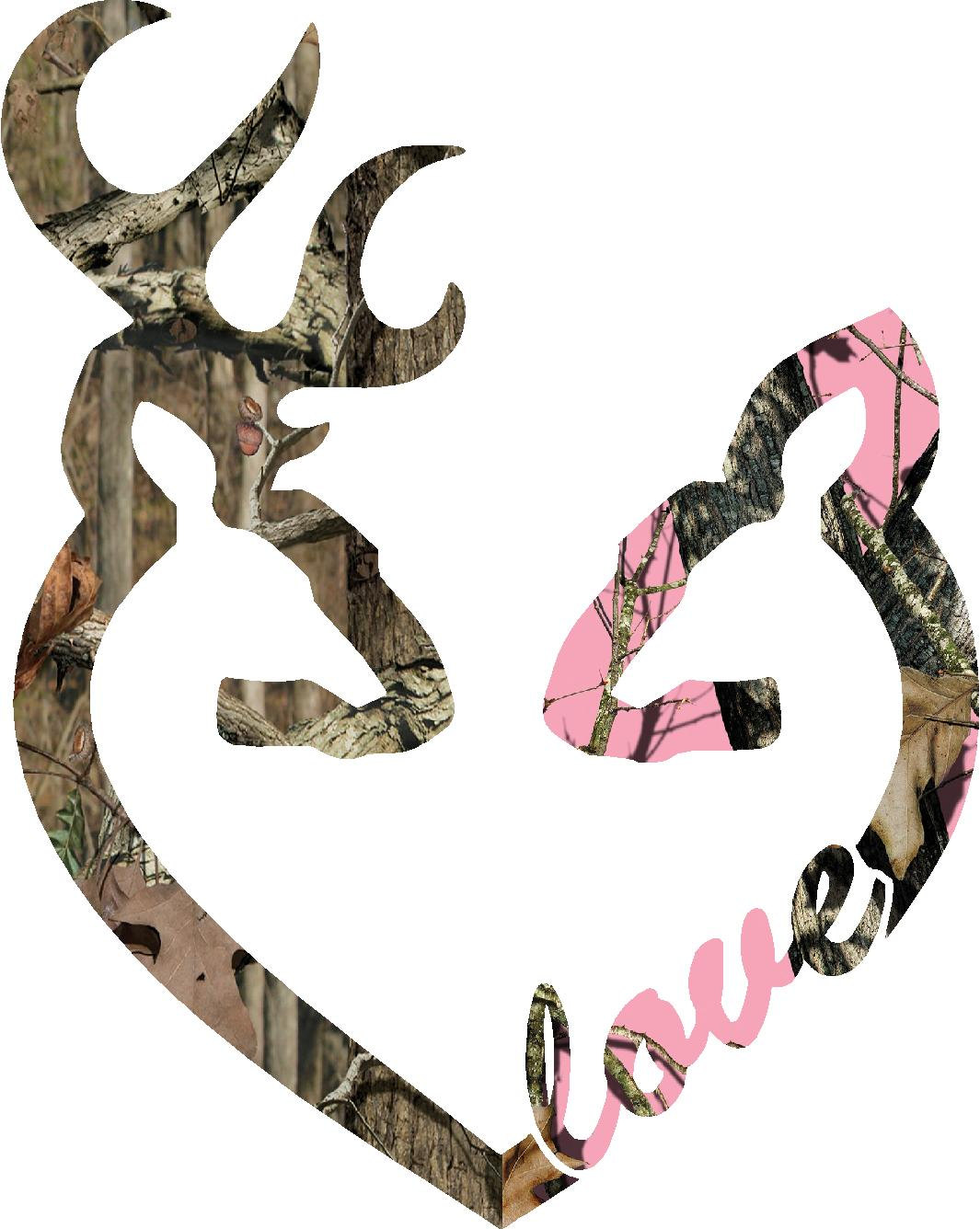 Camo Deer Skull Clipart