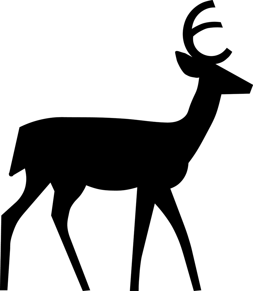Silhouette Of A Deer | Free Download Clip Art | Free Clip Art | on ...