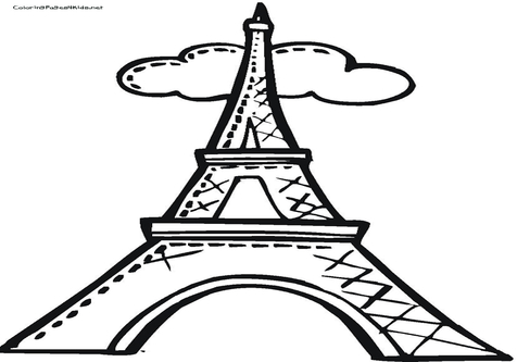 Eifle Tower Coloring, coloring pages eiffel tower mandala coloring ...