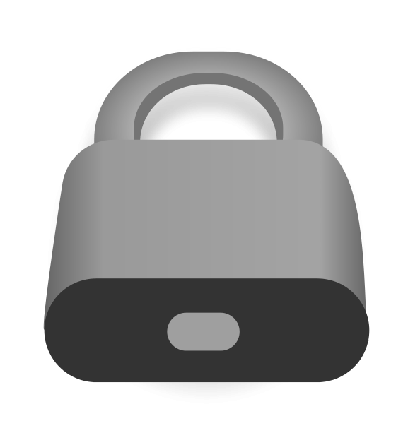 Free Simple Padlock Clip Art