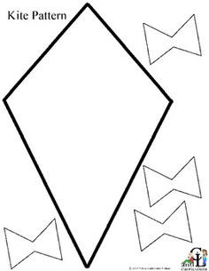 Best Photos of Kite Pattern Coloring Page - Kite Coloring Page ...