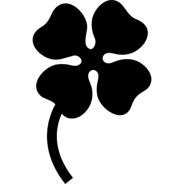 Flower shape of four petals or leaf shape like a flower Icons ...