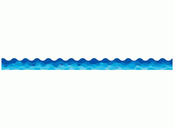 Wave border clipart