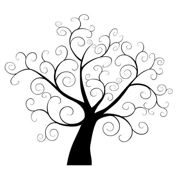 Black and white tree, Free stock image and Tree templates