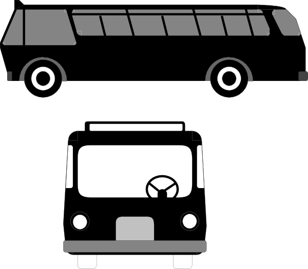 Bus Transportation clip art Free Vector