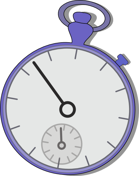 Old Style Stop Watch clip art Free Vector