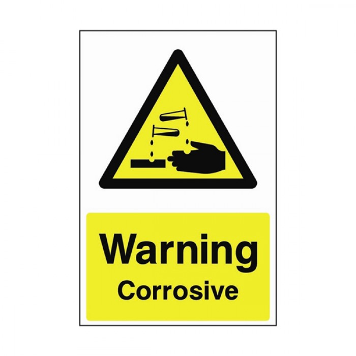 Warning Corrosive Safety Sign or Sticker <ADV Safety> safety signs ...