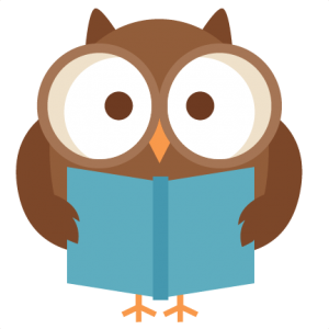 Owl Reading Clipart