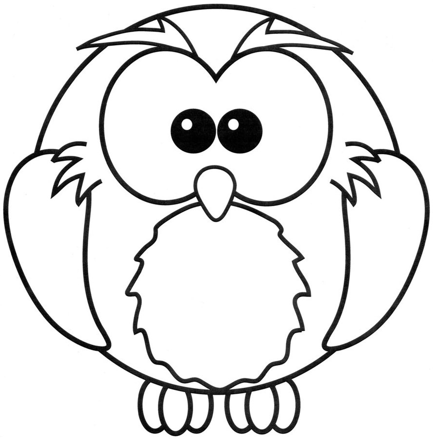 Best Photos of Owl Line Drawing - Barn Owl Line Drawing, Free Owl ...