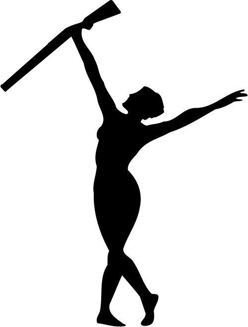 Color guard clipart rifle