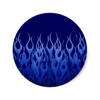 Cool Flames Stickers | Zazzle