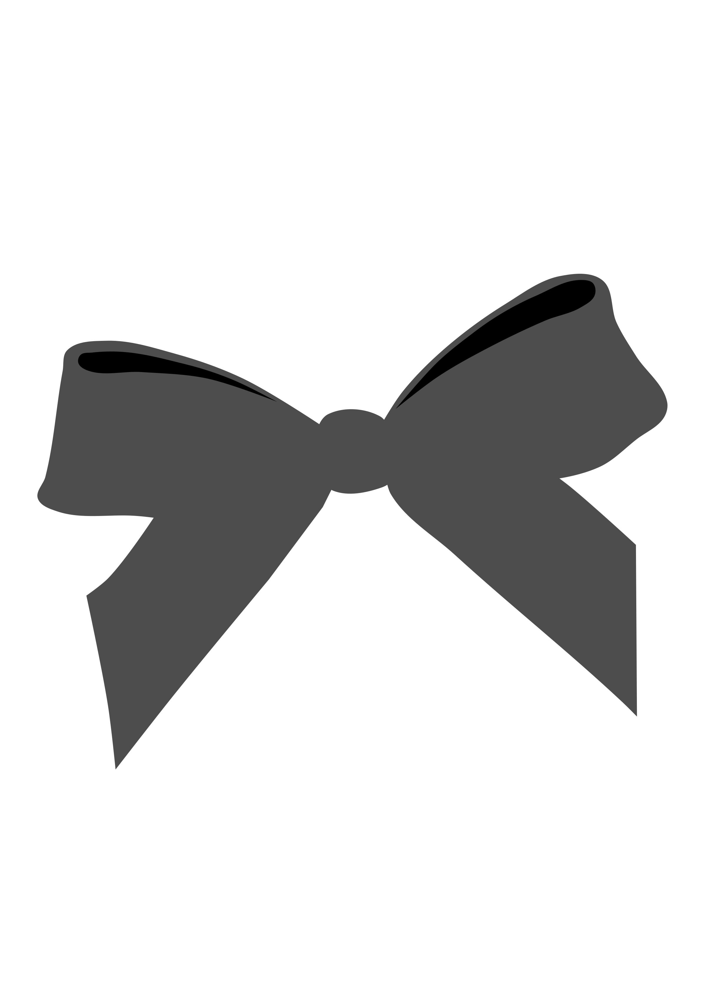 Clipart - Black Ribbon