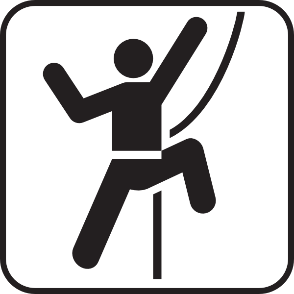 Rock Climbing Clipart