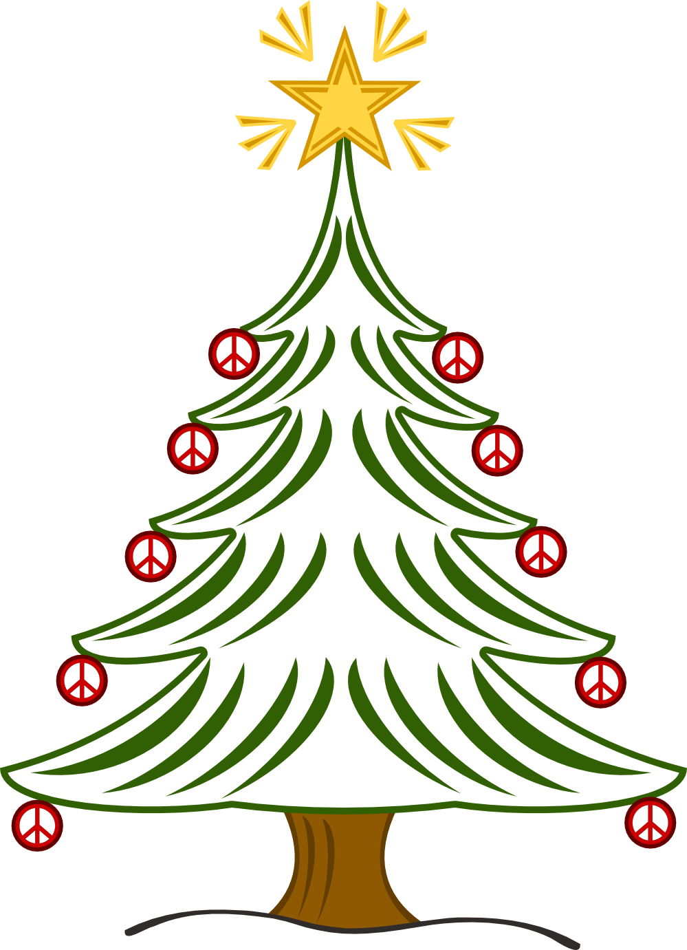 Christmas Tree Artwork - ClipArt Best