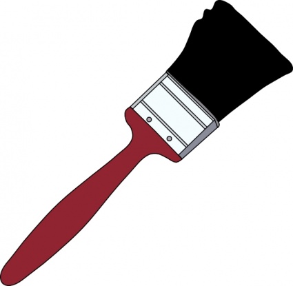 Download Tom Red Paintbrush clip art Vector Free