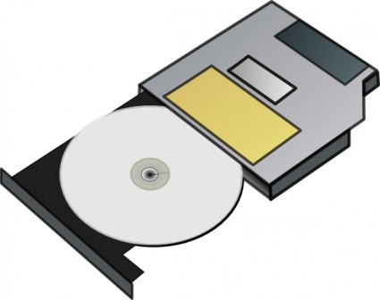 Slim Cd Drive clip art Vector clip art - Free vector for free download