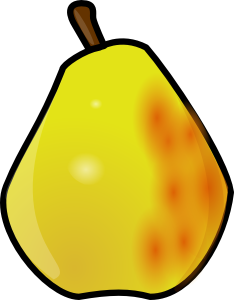 Pear clip art Free Vector / 4Vector