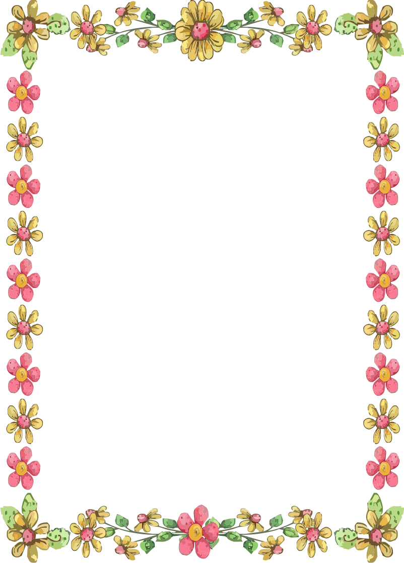 Flower Borders For Word Document ClipArt Best