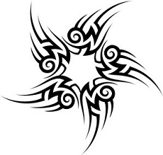 Star Flower Tattoos - ClipArt Best