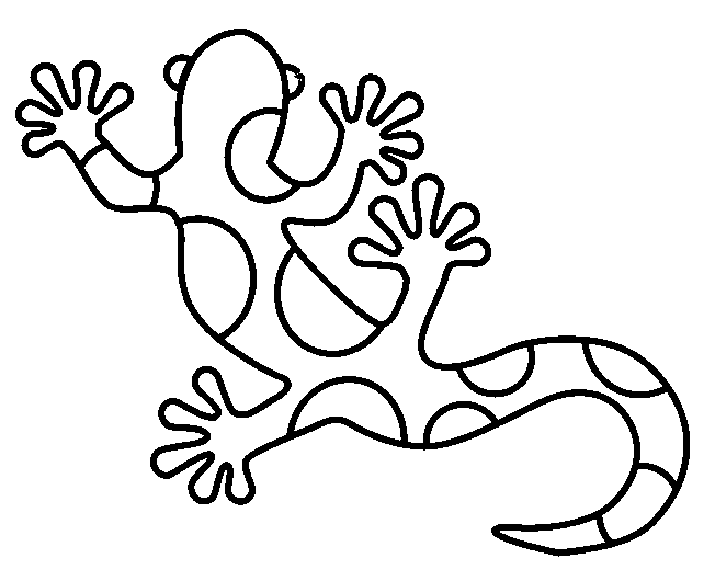 Lizards coloring pages