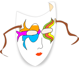 Carnival Mask clip art - vector clip art online, royalty free ...