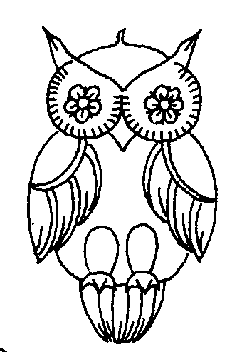 Owl Outline Drawing - ClipArt Best