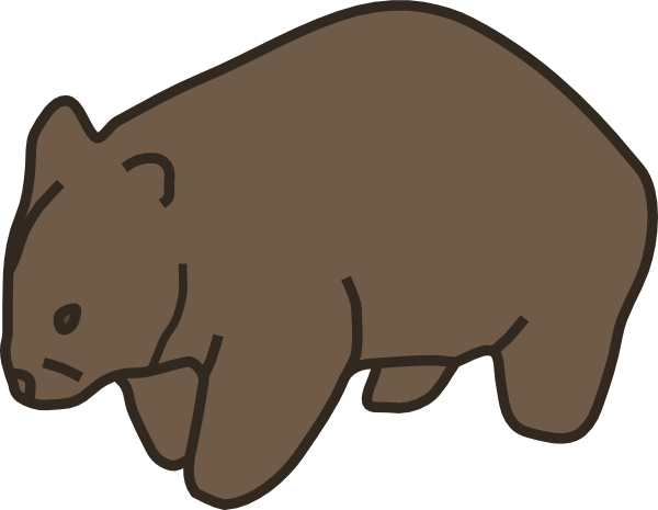 Wombat Clip Art - vector clip art online, royalty ...