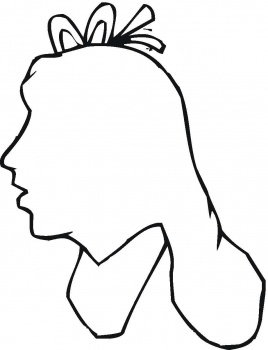 Little Princess Outline coloring page | Super Coloring