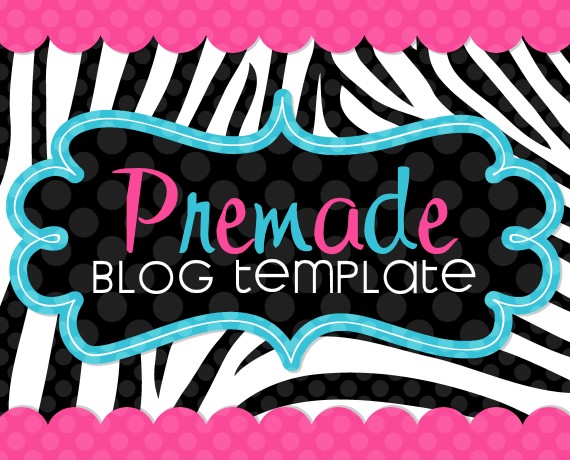 Blogger Template Pink and Blue Zebra with Black by DreamlikeMagic
