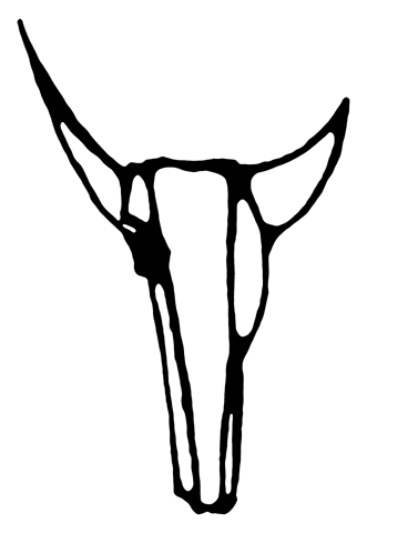 Bull Skull Drawings - ClipArt Best