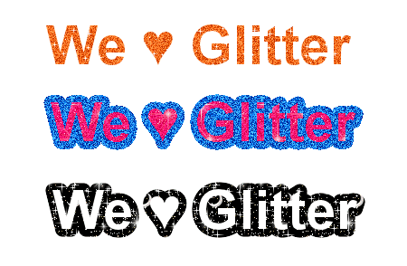 Free Glitter Text Generator