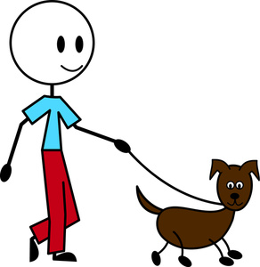 People walking dogs clipart - ClipartFox