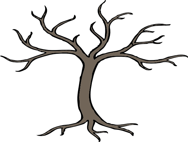 Branching tree clipart