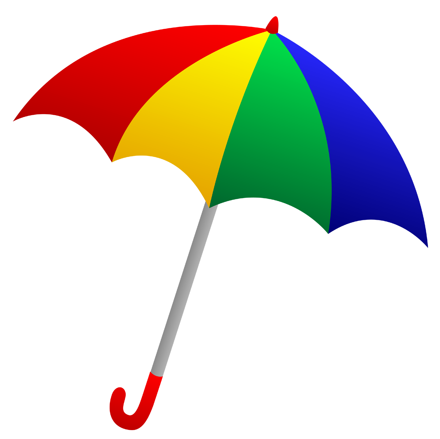 Colorful umbrella png Clipart image transparent background