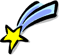 Falling star clipart