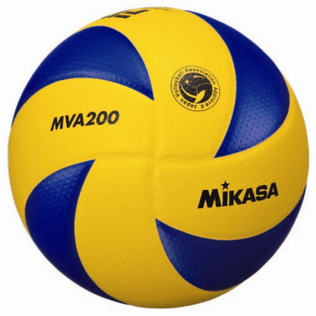 Mikasa MVA200 Official Olympic Volleyball In Blue And Yellow | eBay