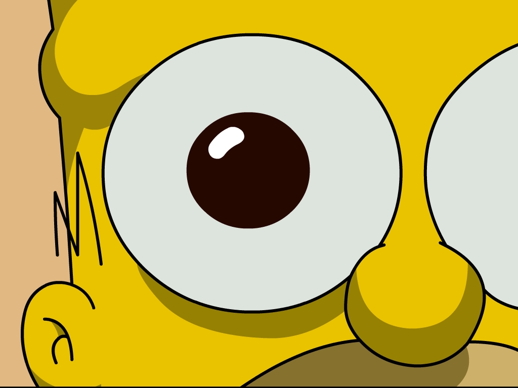 The Simpsons Yellow Cartoon Face Wallpaper - ClipArt Best