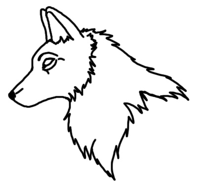 Wolf Outline | Free Download Clip Art | Free Clip Art | on Clipart ...