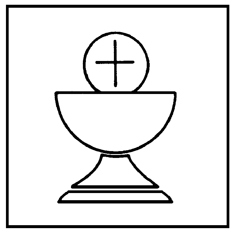 Eucharistic chalice clipart