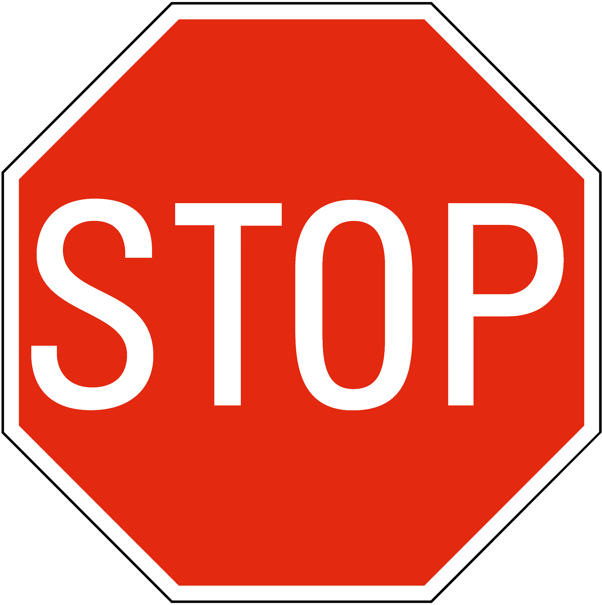 Red Stop Sign - ClipArt Best